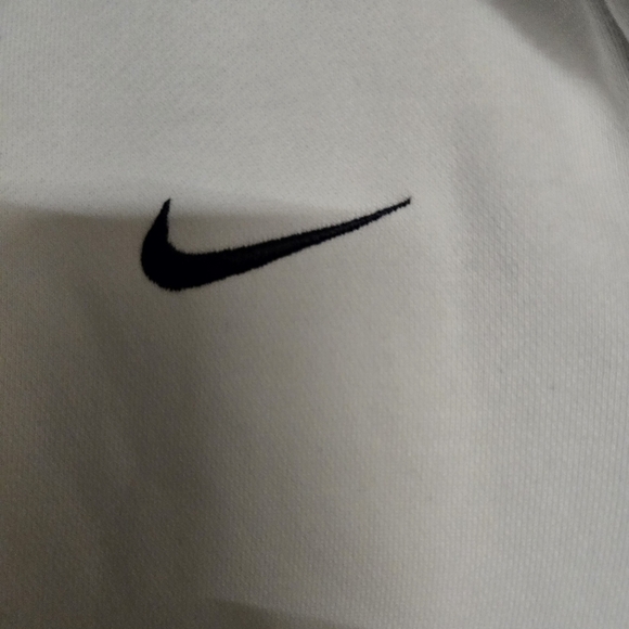 Nike White Quarter-Zip Sweatshirt with Pitt Logo Womens Large - Picture 4 of 7